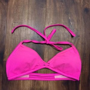 Hot pink lululemon bra size 6
